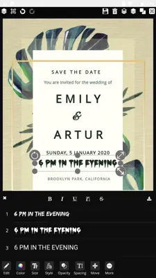 Invitation Maker android App screenshot 5